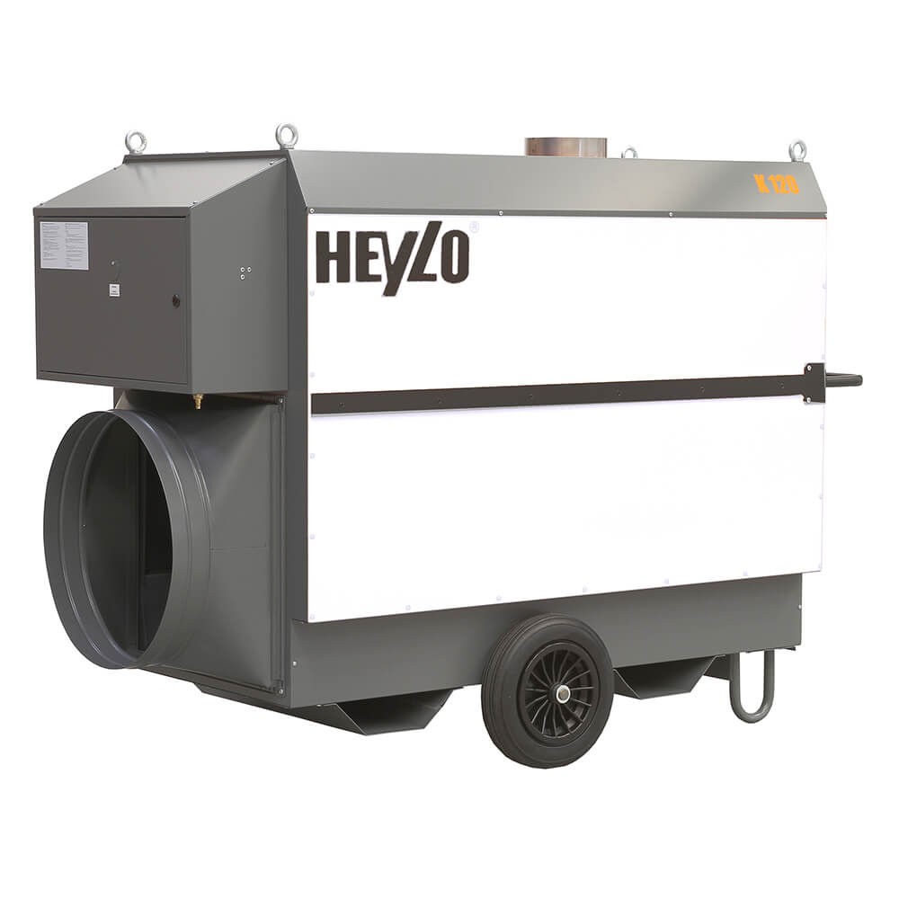 Dieselheizung HEYLO K 120 weiß Diesel 120KW 230V